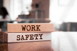 Wooden Blocks with Work Safety Words